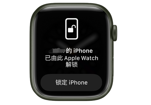 陈仓苹果手机维修分享用 AppleWatch 解锁配备面容 ID 的 iPhone方法 