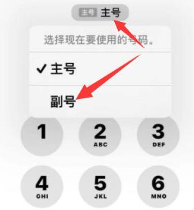 陈仓苹果14维修店分享iPhone 14 Pro Max使用副卡打电话的方法 