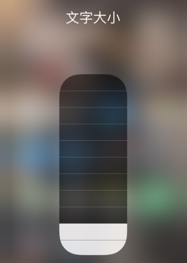 陈仓苹果手机维修分享小技巧：在 iPhone 控制中心快速调节字体大小 